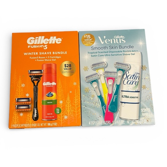 Gillette Other - Gillette Fusion 5 and Gillette Venus His and Hers Shave Bundle